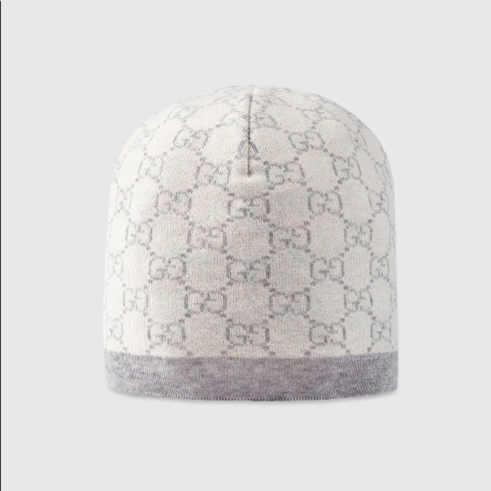 Gucci - Baby GG pattern wool hat